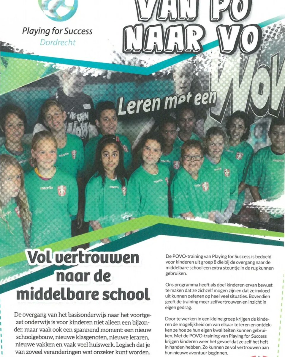 Playing for Success Dordrecht tweet media