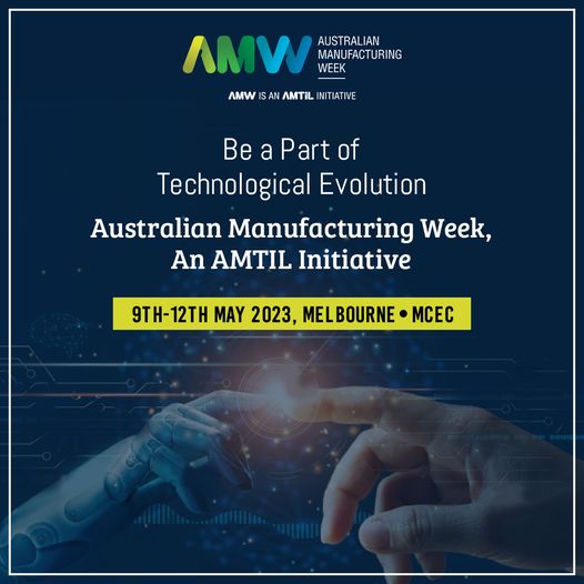 This year, be a part of AMW 2023. The event that showcases the latest innovations, technologies and equipment in the advanced manufacturing sector.

Click to register:  tickets.lup.com.au/aus-manufactur…
#amw #theoneevent #AMW2023 #Australia #Manufacturing #AMTIL
