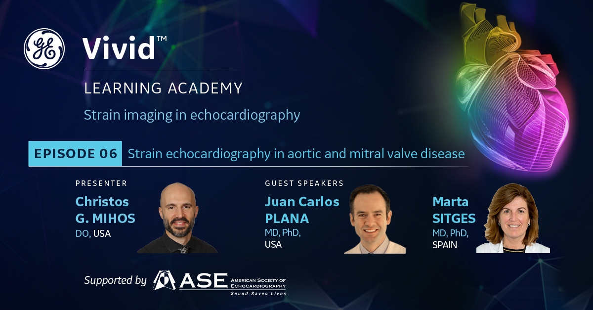 thomas_pelon's tweet photo. NEW EPISODE: 

Join Dr. Marta Sitges (Spain), Dr. Mihos (USA) and Dr. Juan Carlos Plana (USA) who discuss strain echocardiography in aortic and mitral valve disease.

▶️ DISCOVER SPEAKERS OF EPISODE 6: https://t.co/sc5hP1lPWa https://t.co/ksv6pHL5WS
