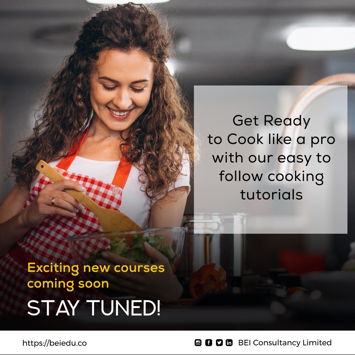 BEI_edu's tweet photo. Are you tired of takeouts and frozen meals?
Our upcoming course on how to cook will guide you step-by-step in making mouth-watering meals that will impress everyone. 🤗
Stay tuned for more details on how to enroll and start cooking like a pro.💃
#BEI #CookingSkill #Food #Elon https://t.co/hZTZ3lgTvQ