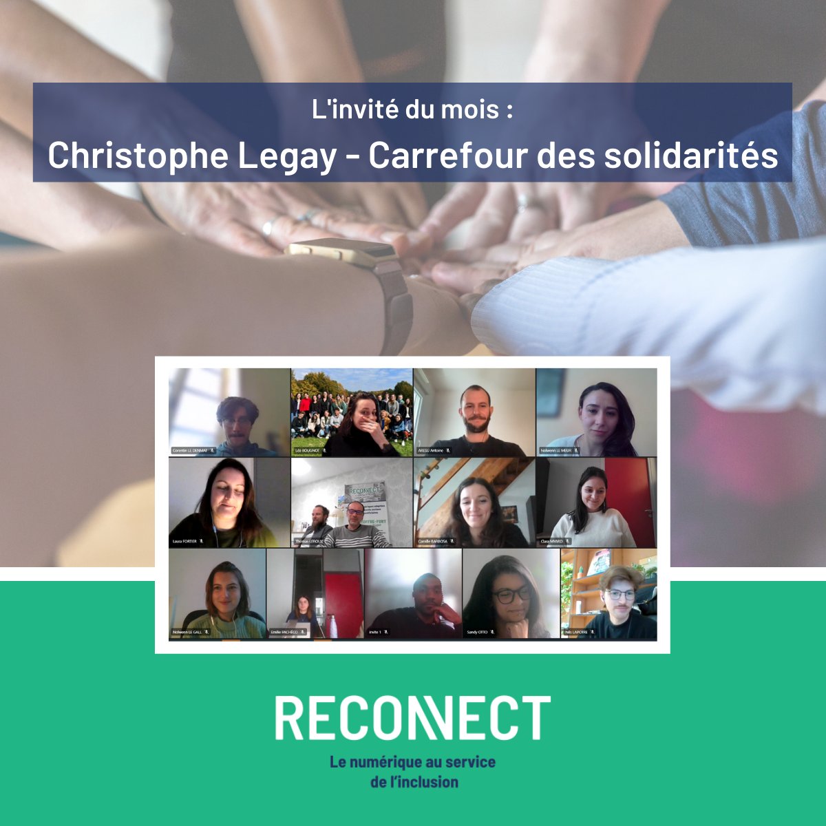 L'invité du mois 💁‍♂️
Il y a quelques jours, l'équipe de Reconnect a eu le plaisir de recevoir Christophe Legay, assistant social au Carrefour des Solidarités de #Rouen ! 👋
Pour en savoir plus 👉 bit.ly/3ZzRMAl