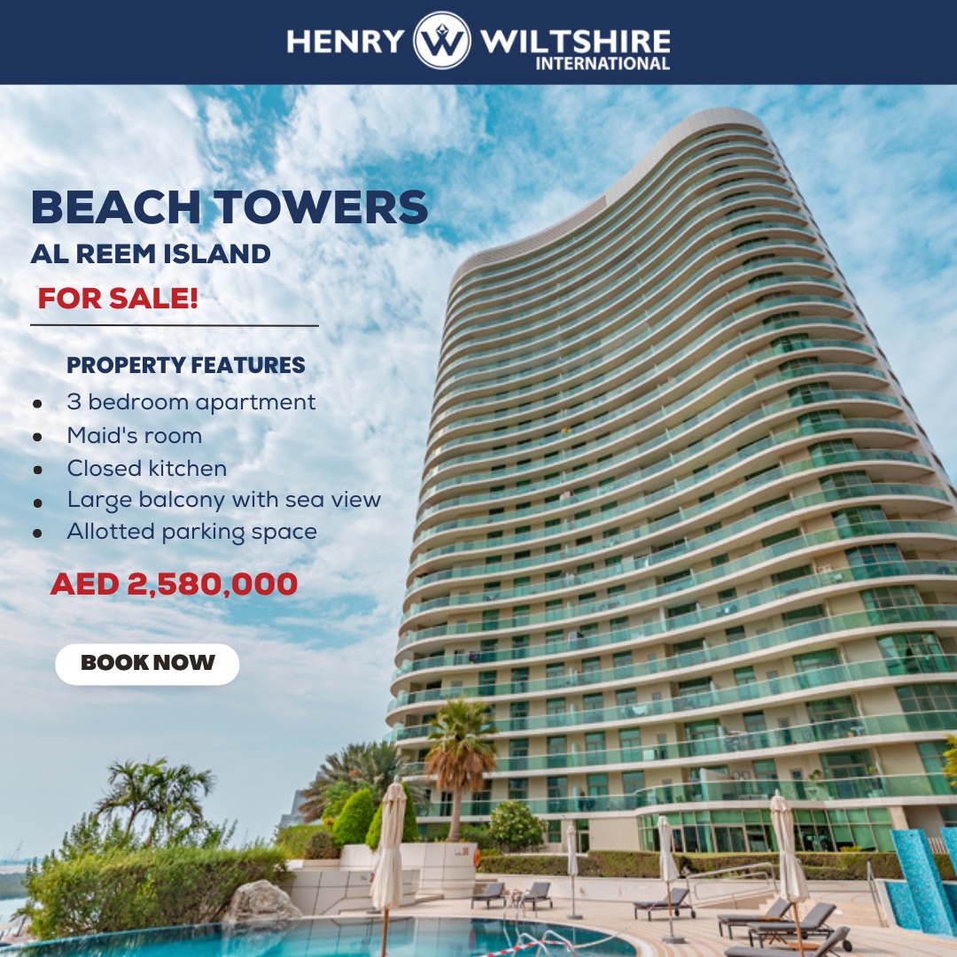 Experience the ultimate in modern living in this stunning 3 bedroom apartment  for sale

Contact Besmir Selmani on 📲 +971 52 190 5505 

#800HENRY #HenryWiltshire #BeachTowers #ForSale #investment #apartment #RealEstate #AbuDhabiProperty #HouseHunt #InAbuDhabi #AlReemIsland