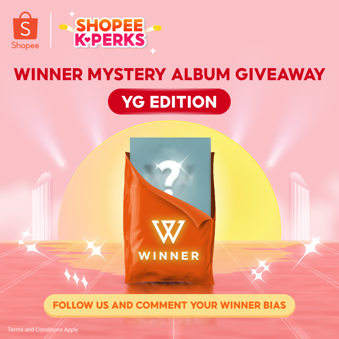 ShopeePH's tweet photo. 🎁 WINNER ALBUM GIVEAWAY 🎁

If you’re part of the INNER CIRCLE, then this giveaway is for you 😉

To join #ShopeeKPerks,
1. Follow us @ShopeePH
2. Comment your answer!

MORE comments = MORE chances to win!

T&amp;Cs apply: https://t.co/OiGRpaZVrR https://t.co/sbi39mTx0h