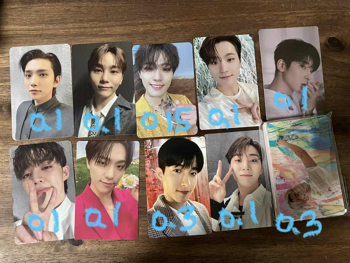 iwanthimplz's tweet photo. 세븐틴 포카 양도합니다
원우 캐럿반은 일괄로만 양도합니다
운미포, 총합 0.3 이상만 거래

조슈아 승관 디노 원우 도겸 에스쿱스 페더썬 아타카 sector17 https://t.co/qROprOEPDk