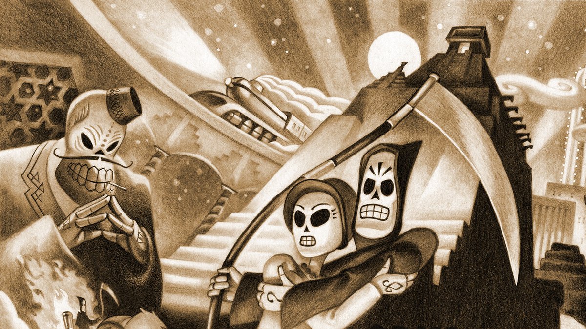 CarrefourGG_BE's tweet image. Have you ever heard the tale of Manny Calavera? If you haven't you should really play the amazing Grim Fandango, one of the best point-and-click games ever made!

#retrotuesday #grimfandango