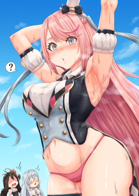 脱げちゃったことに気づいてないキャシロット 