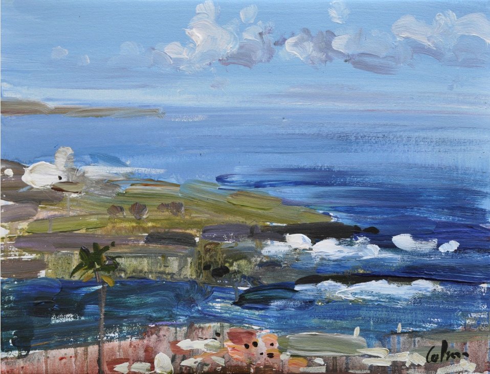 RICHARD COLSON
NEW ARTWORK IN THE GALLERY
Use the link below 👇to view more of Richard's work
cricketfineart.co.uk/artists/193-ri…

TOWARDS BUONAVISTA 
#Acrylic on #canvas
36 x 48 cms
(Framed size: 50.2 x 60 cms)

#RichardColson #CricketFineArt #art #Seascape  #contemporaryartist #artist