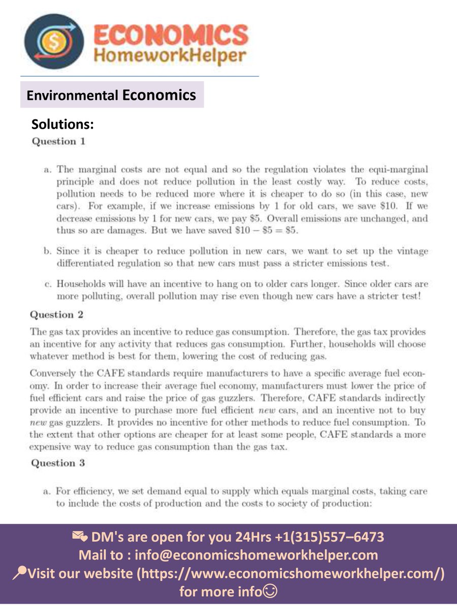 EconomicsHomew2's tweet image. Hire the best experts for environmental economics homework help at an affordable price. Work with bright minds to solve your Economics homework without any hassles! Do visit bit.ly/3cZ8Ihg
#economicshomeworkhelp #domyeconomicshomework #environmentaleconomics #onlinehelp