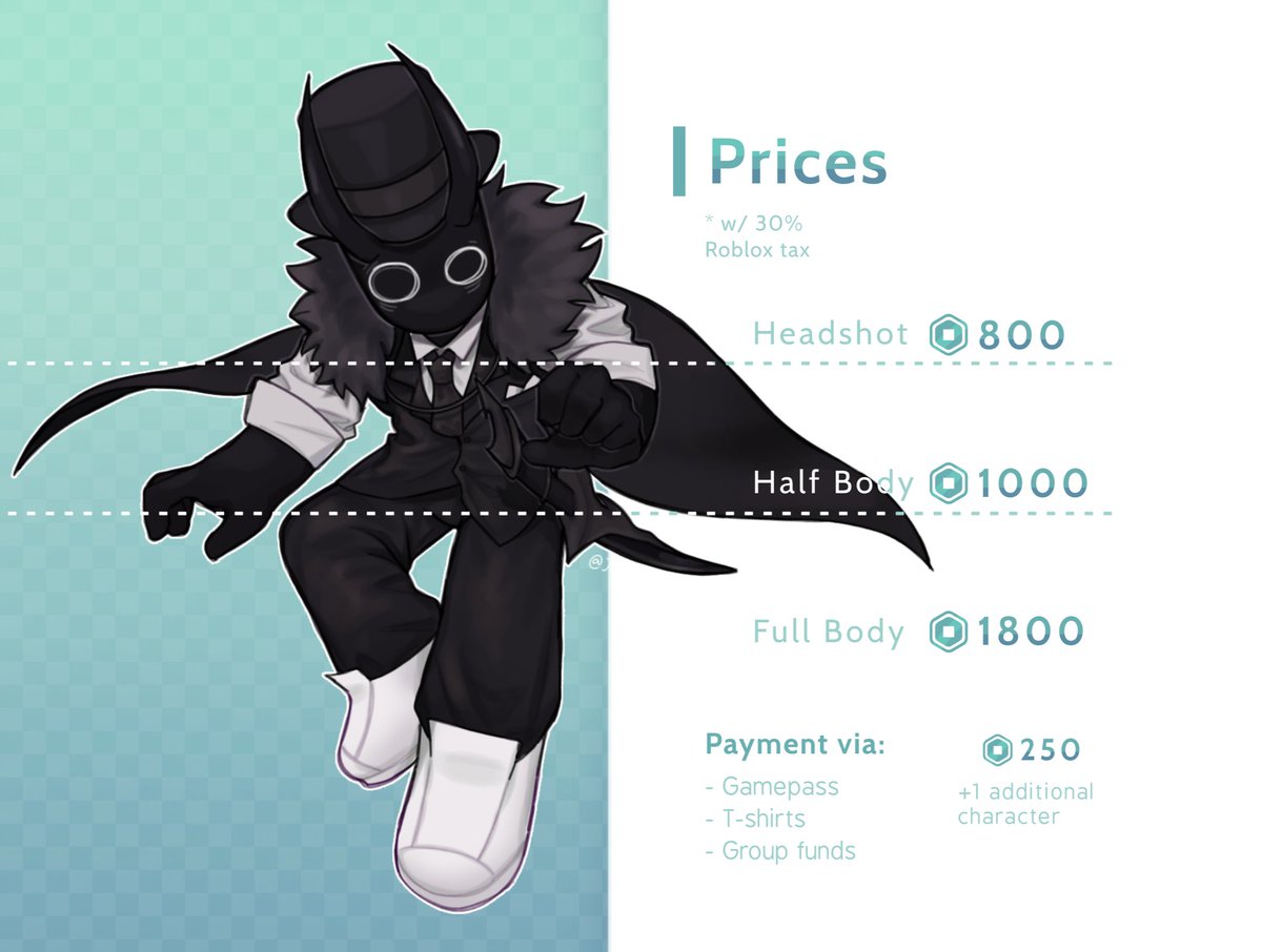 onix_nn's tweet photo. Roblox Avatar Art Commussions open!
(0/3, this could change bc I might take more requests if I have more free time)
#robloxart #RobloxCommissions #roblox https://t.co/7IlxahaN3F