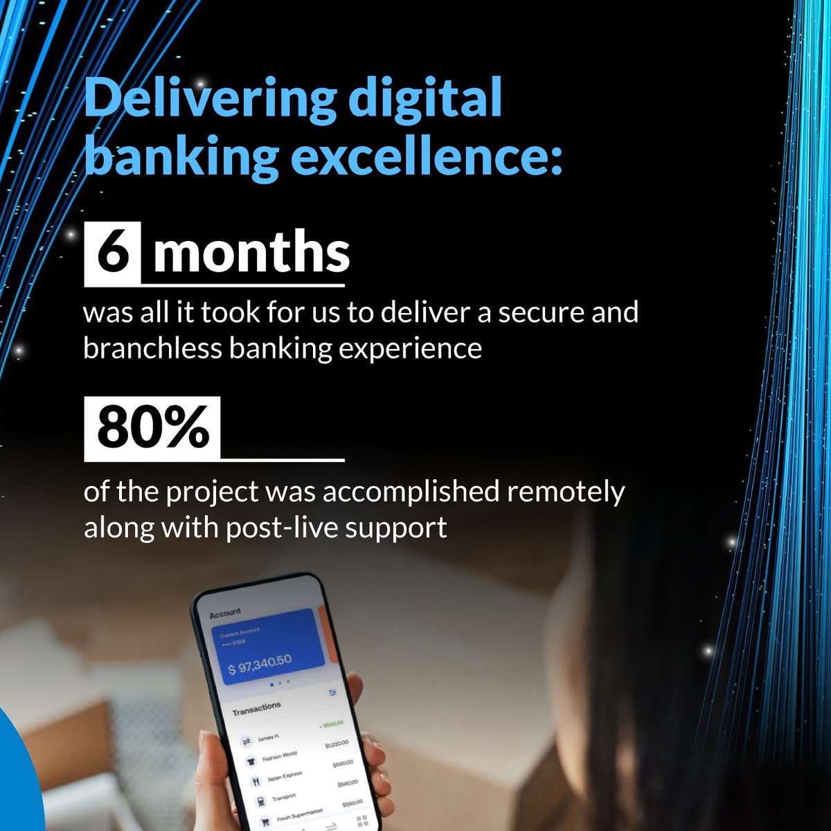 TeamITSS's tweet photo. #ITSS is proud to have collaborated with @QikBanco &amp; #Temenos to deliver the 1st digital-only bank in the DR, pioneering the future of banking in the region. In just 6 months, we delivered an innovative, state-of-the-art #digitalbanking experience. https://t.co/NrfBUwz8ez