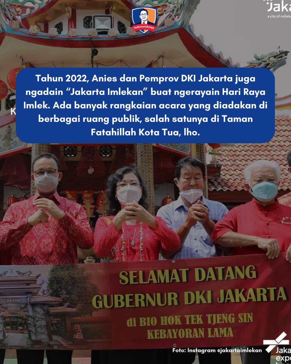 indonesianies_'s tweet photo. Ternyata selain buat acara umat Muslim, banyak ruang publik yang juga dijadikan tempat acara agama lainnya, lho. Ini bukti kalo Pak Anies sangat mengedepankan nilai toleransi. 

Adem banget kan kalo kayak gini?☺️

@aniesbaswedan @AnchaJie_ 
#RelawanIndonesiAnies #AniesBaswedan #Anies #RekamJejakAnies #Pilpres2024