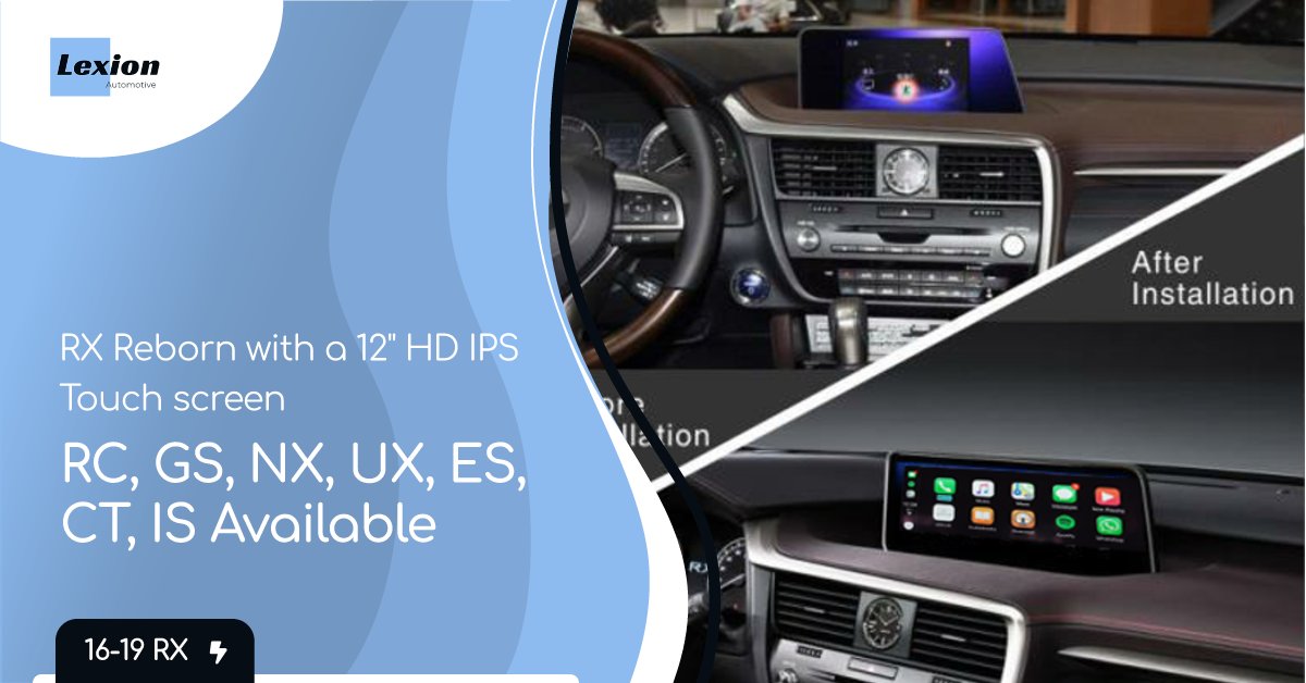 LexionAuto's tweet image. LEXION A10-LXS(RX) Carplay 
Enjoy amplified screen, GPS navigation, music, entertainment, hands-free calling, and messaging in one user-friendly package!
Visit lexionautomotive.com/product-page/l…
#lexusrx #lexus #carplay #lexuscarplay #android