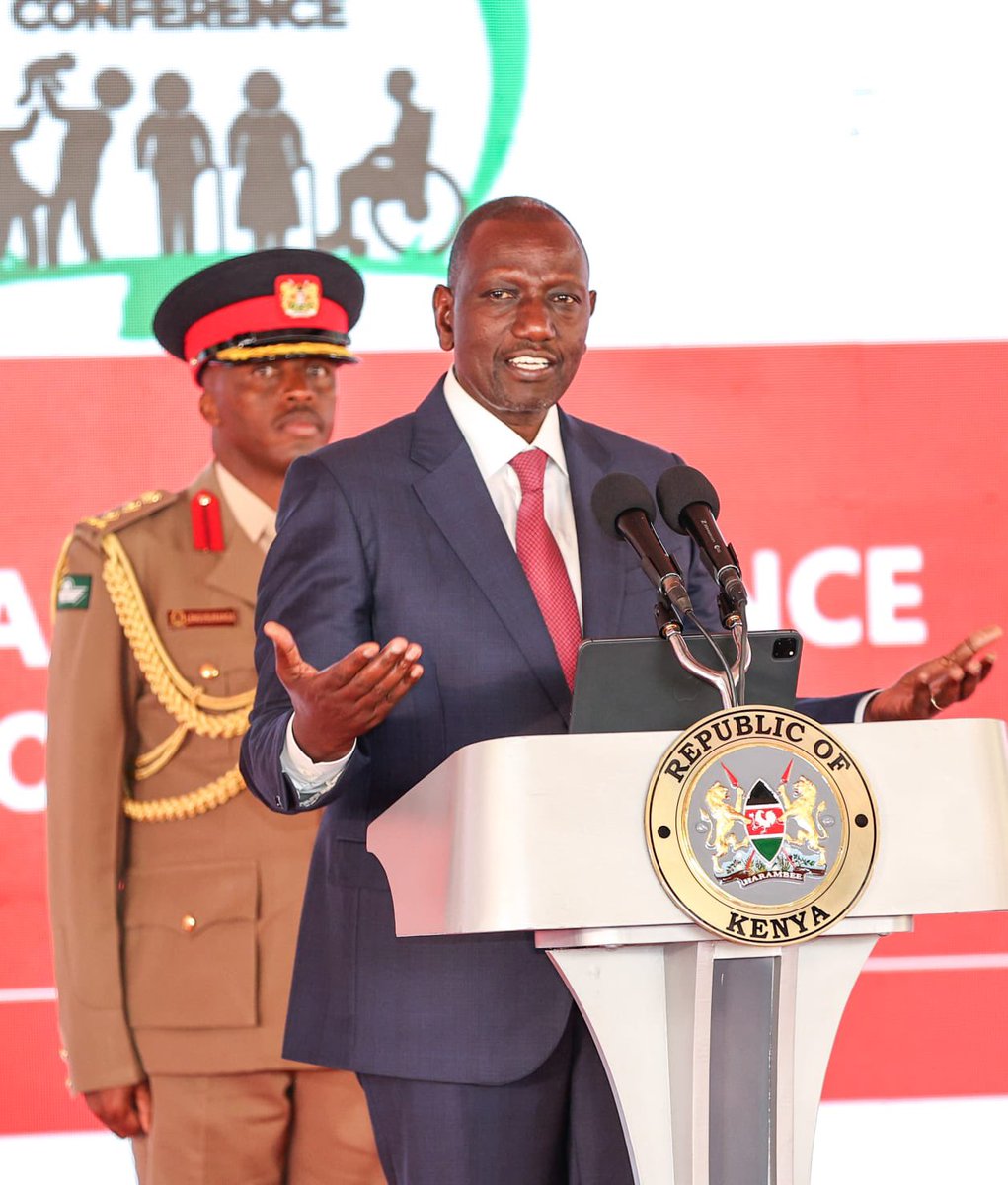 HusseinMohamedg's tweet photo. President @WilliamsRuto at the 3rd Social Protection Conference week ;

1.From June 1st this year, the social protection cash transfer for the vulnerable will be disbursed first, before salaries of public servants are paid.

2.From last month every Kenyan is contributing 6% of their pay, so that we can eliminate old age poverty and instill the culture of savings. Savings is not a tax, savings is not a burden, it’s the money you set aside for when you’ll be in desperate need. Many of the recipients of the cash transfer program are former workers who did not save.

3.On UHC; it will be possible to pay kshs 300 and still keep your NHIF cover. We are also re-designing the delivery of health services, and will roll out a program to pay a stipend to the 100,000 community health workers or volunteers in the country. 

4.For every county government that provides school feeding program, we are going to match the funds as national government so that we can get more and more of our children accessing food in schools.