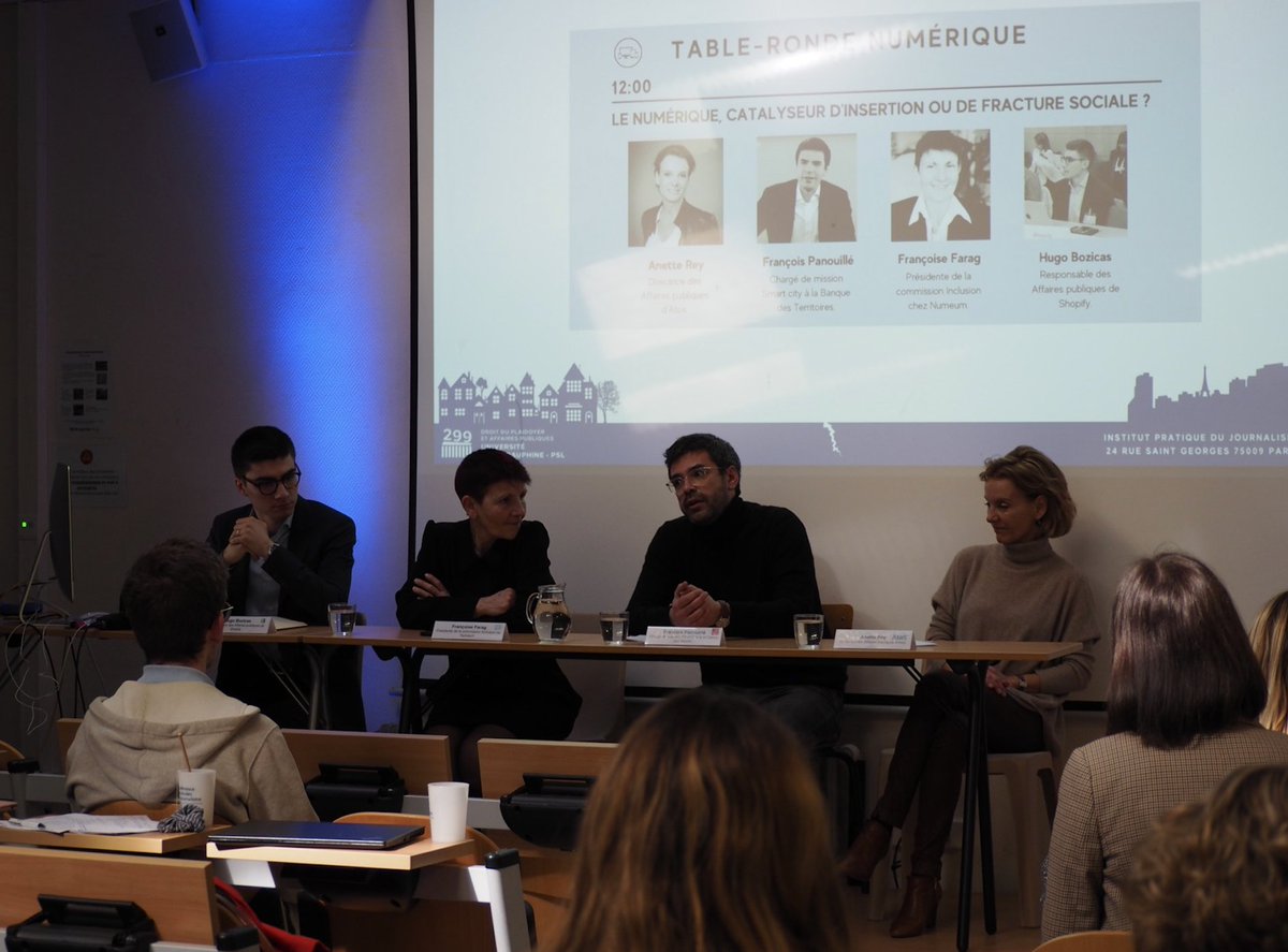 numeum_'s tweet photo. Le numérique, catalyseur d'insertion ?

Cela passera (entre autre) par :

✔️Le phygital 

✔️L'inclusion et la diversité 

✔️ Les initiatives locales pour réduire les fractures territoriales

Françoise Farag, Pdt de la commission Inclusion Numeum au salon des affaires publiques https://t.co/e3H6aS6COz