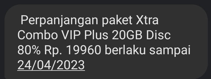 Alwanhbrhmn's tweet photo. @ahmadnfl @recehtapisayng Rill gan, sebulan cuma 20rb, dapatnya ya segitu+bonus 2 GB kuota aplikasi https://t.co/xEGKgXI7u7