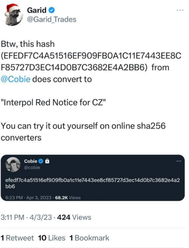 DAOblackswan's tweet photo. Yesterdays FUD:

🚨 "Interpol Red Notice for CZ" 🆘

#Bitcoin Dropped from 28150$ to 27150$.

Today $BTC is Back to 28150$ ➡️ Ignore the FUD

#Binance #FUD #cryptocurrency https://t.co/gOSSMv0r64