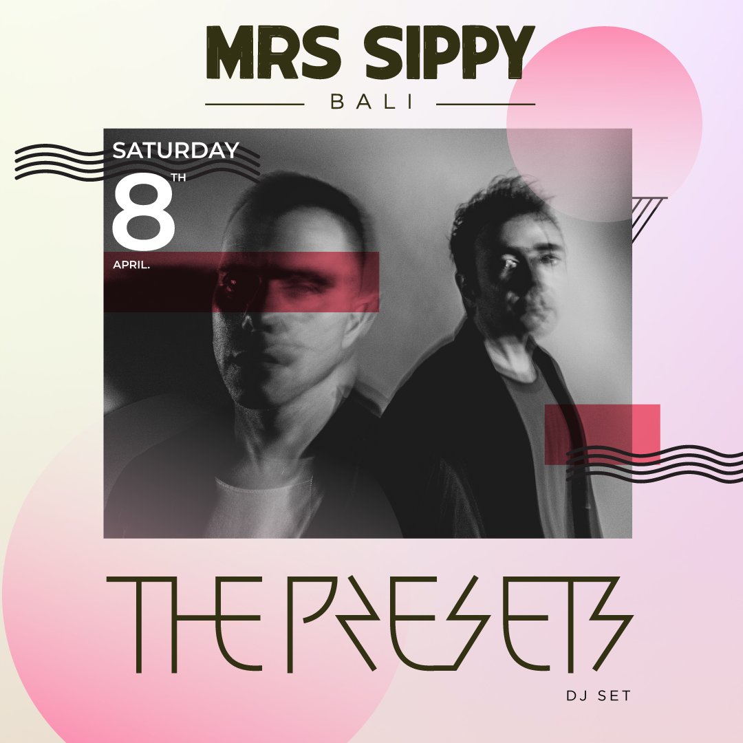 BALI 🏝️ we’re doing a DJ set this Saturday @ Mrs Sippy. let's party 🍾⚡️

tickets 👉 mrssippybali.com