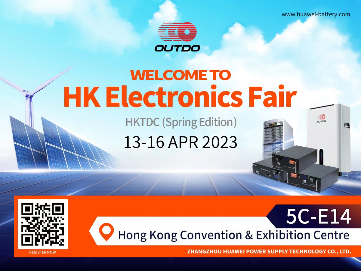 OUTDOBATTERY's tweet photo. 💡Hong Kong Electronics fair
Fair Date: April 13-16th, 2023
Booth No: 5C-E14
Location: Hong Kong Convention &amp; Exhibition Centre
If you have any questions or need more information, please feel free to contact us!🥰
#OUTDOBATTERY  #UPS  #ElectronicsFair  #BATTERY #UPSBATTERY https://t.co/Ixqi40iOGG