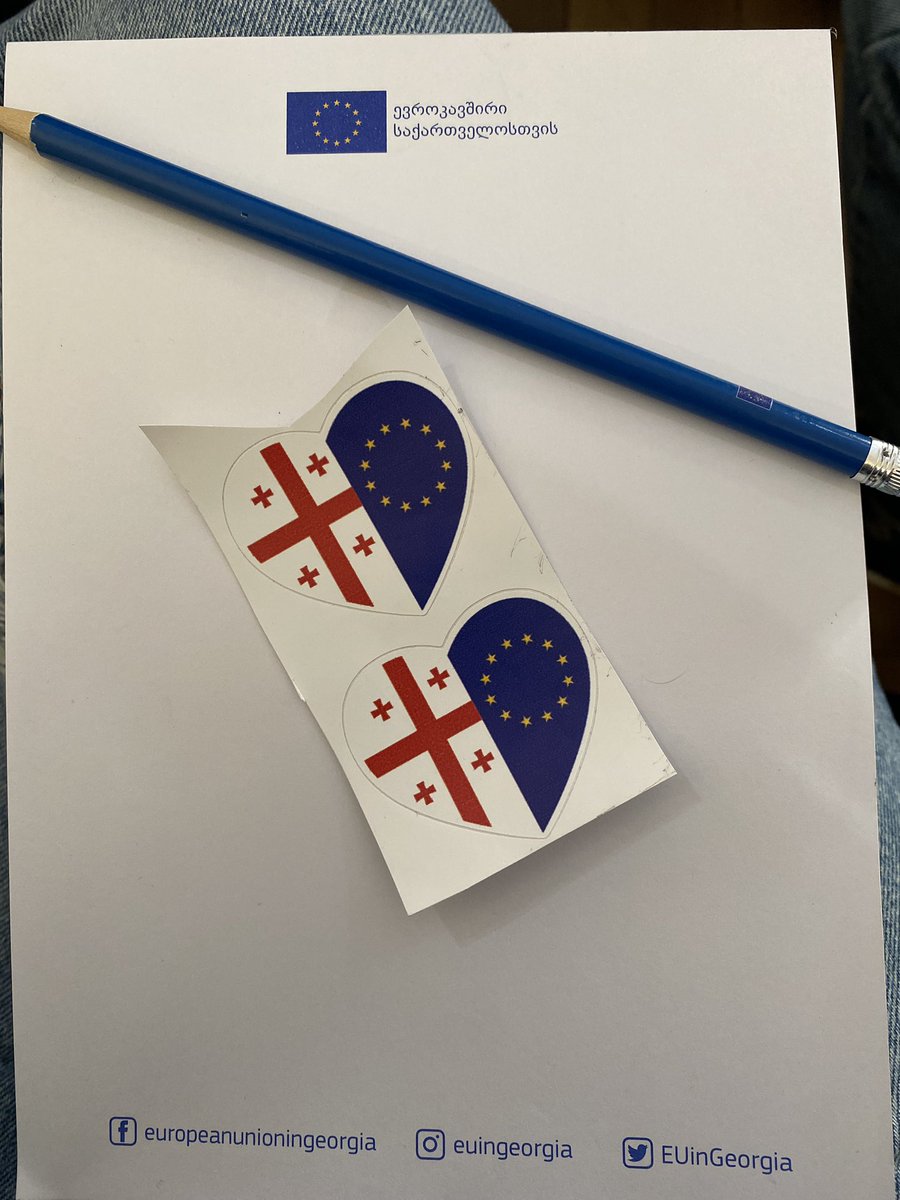 CSulava's tweet photo. #EuropeForGeorgia 
Future is Europe for Georgia 🇪🇺🇬🇪 https://t.co/G0UGUoYFyS