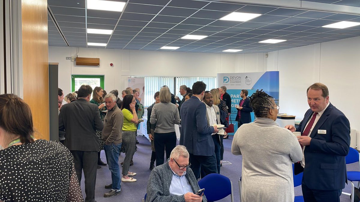 Chamber_Devon's tweet photo. Beautiful morning for our County Conversations event, proudly hosted by @PetrocOfficial βοΈ
Very excited to see so many of you hear today. We're very much looking forward to this morning's speakers!
#CountyCons https://t.co/XbgAFELVQi