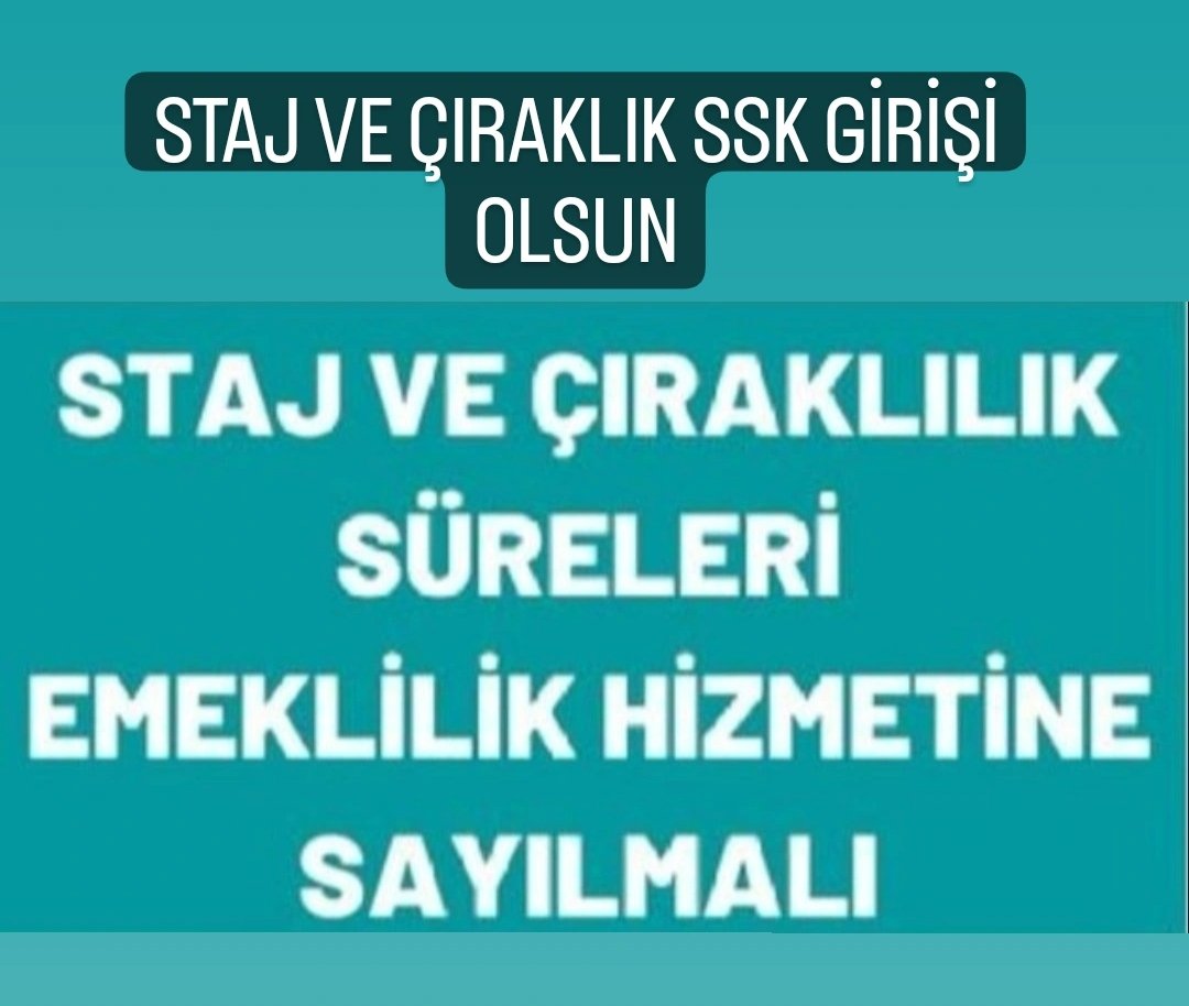 @erhanbaydeniz Staj Ssk Başlangıcı olsun..37
@RTErdogan
@RTEdijital
@tcbestepe
@iletisim @BY
@dijital @ikalin1
@fahrettinaltun
@akbasogluemin
@AvOzlemZengin
@akpartiistanbul
@arzuerdemDB
@nevintaslicay
@erkanakcay45
@MHP_Bilgi @Akparti
#StajVaatteKalmasın
#StajlaBaharGelsin
#StajyerUmutlu