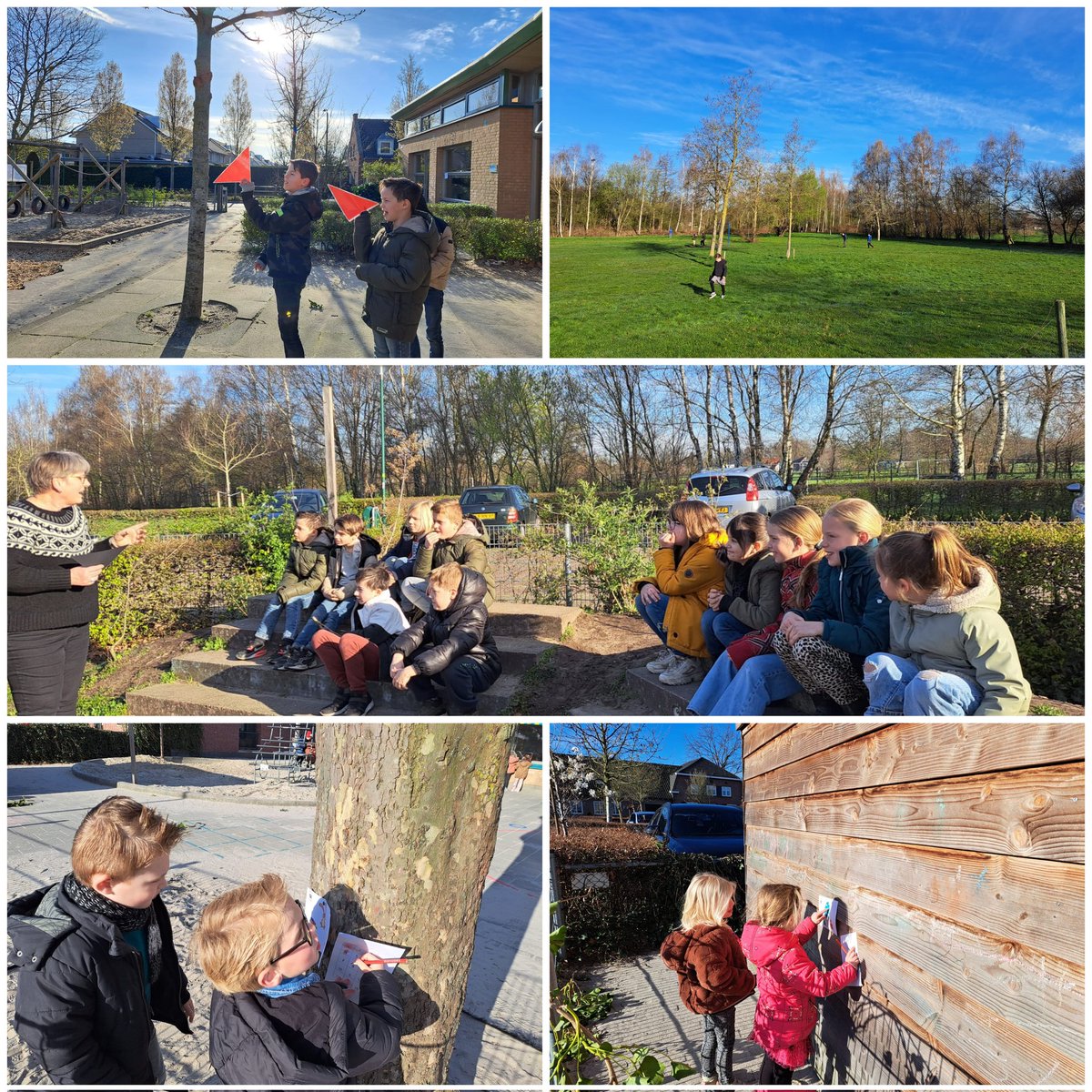 Vandaag is het Nationale Buitenlesdag 🌳! <a href="/DeBolderik/">OBS De Bolderik</a> #buitenlesdag2023