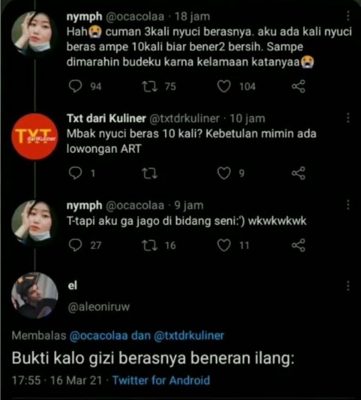 KUMPULAN TXT RECEH WARGA TWITTER

a thread —