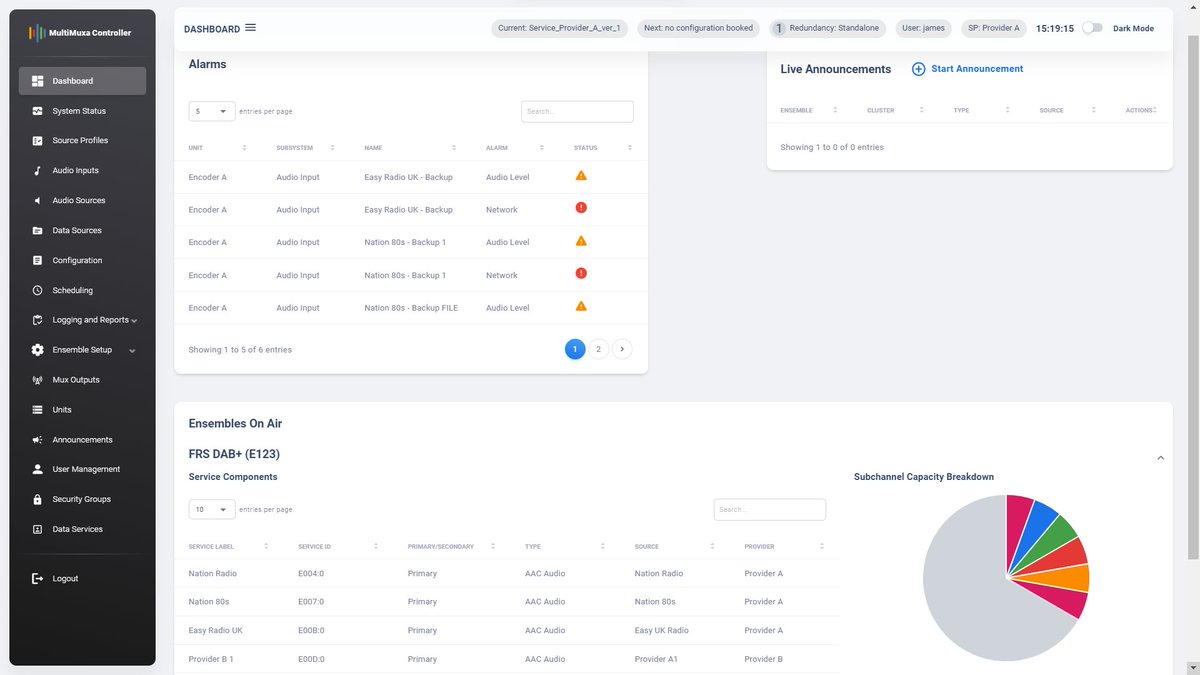 Check out our new MultiMuxa user interface, designed with DAB operators in mind! #DAB #Radio #newproduct