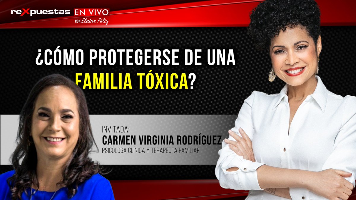 #EnVivo #Ahora ¿Cómo protegerse de una familia tóxica? 🖥️ VER: youtube.com/live/yD-jc2nh3…