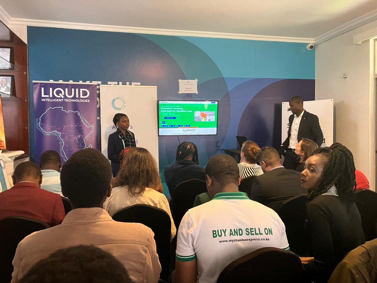 WowziTheWorld's tweet photo. Team 6, Kenya Space Agency, is utilizing satellite technology to offer crop insights on the health of crops, early warning systems, and crop suitability.
#FoodSecurityKe
#HackForFoodKe https://t.co/lESuVZw7jn