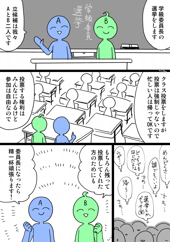 投票 