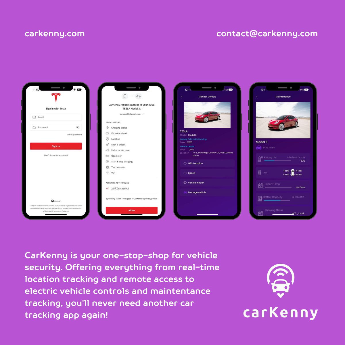 burkskk01's tweet photo. We offer a SEAMLESS authentication process for the @carkennyinc app, assuming you already have login credentials for your vehicle’s existing app 😅. 

Using the @mysmartcar api, we integrate with over 80 million cars from 33 brands in the US. 

Write up on our partnership coming next week.