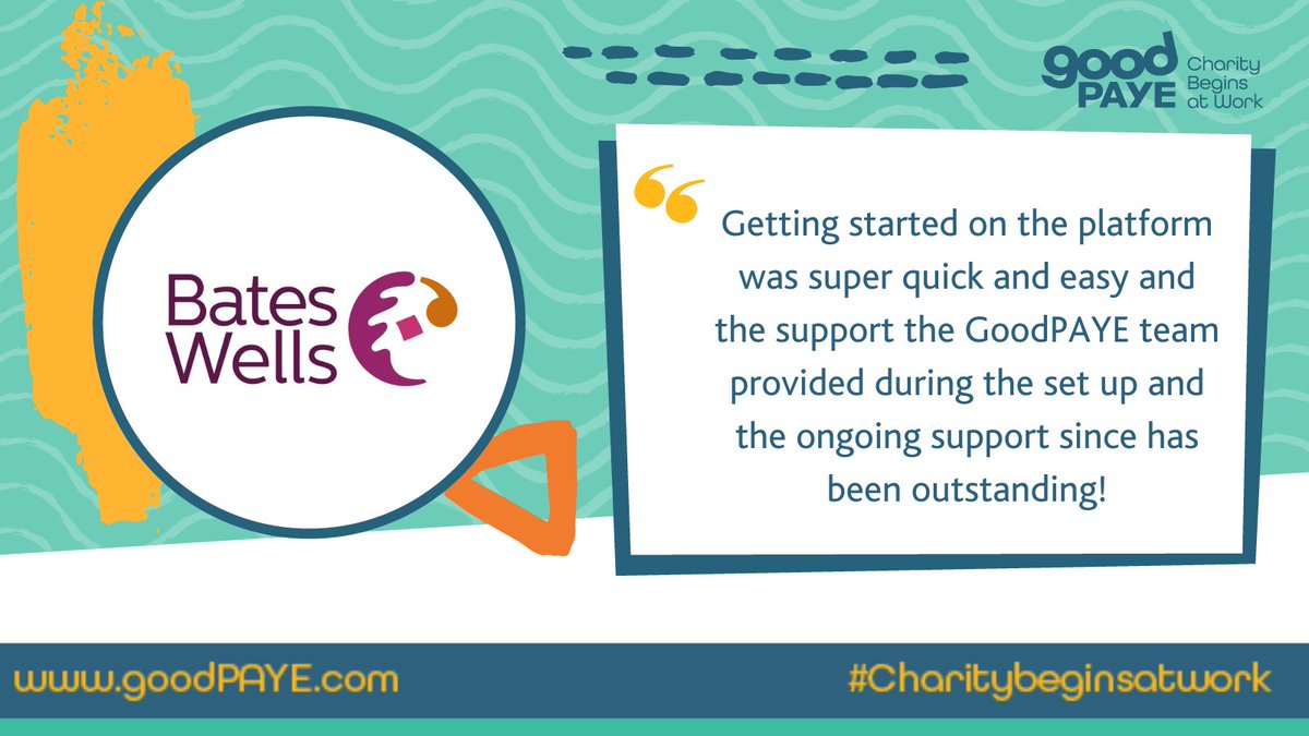 🎉 CASE STUDY || Learn how @BatesWellsTweet  improved their #payrollgiving scheme with the help of #GoodPAYE's paperless and automated system.

📖 Read >> goodpaye.com/driving-social…

#Charitybeginsatwork | #casestudy | #BCorp