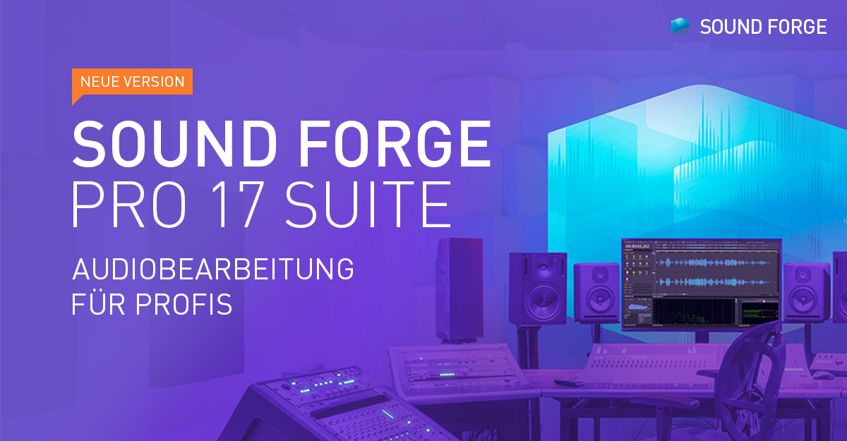 SOUND FORGE Pro 17 Suite ist da! 

Jetzt die neuen Features wie ExternalFX, VST-Erweiterungen, coreFX Utility und Optimiertes Onboarding entdecken und Extras im Wert von 1200€ exklusiv in der Suite sichern!

Jetzt erleben: magix.com/de/musik-bearb…

#soundforge #magix #newversion