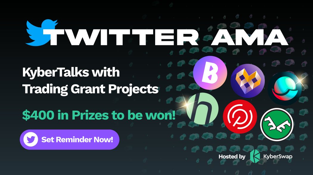 KyberNetwork's tweet photo. 1/4 
🎙 Join us for an AMA session ft our frens @0xcarbon @elk_finance @handle_fi @Pomerium_space @MetavaultTRADE @zkBob_ 🤝

We'll be dropping alpha, sharing strategies &amp; benefits of our respective ecosystems 🗣️

Attractive prizes to be won! 
So tune in tmr 5 Apr 10am UTC ⤵️ https://t.co/w0jtMwzmYK