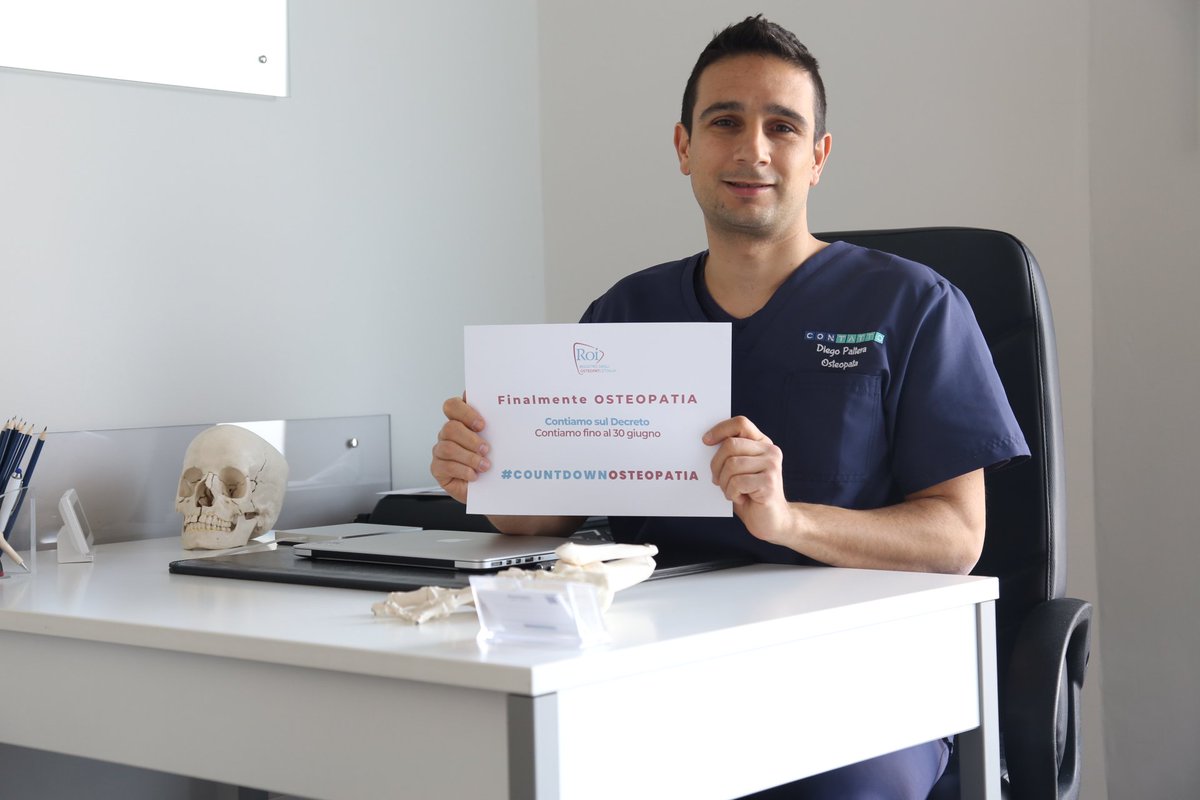 #COUNTDOWNOSTEOPATIA -88 giorni al 30.06.23, data indicata dall’ultimo Decreto Milleproroghe per concludere l’iter della legge che istituisce la nostra professione.
<a href="/mur_gov_/">Ministero dell'Università e della Ricerca</a>
<a href="/BerniniAM/">Anna Maria Bernini 🇮🇹</a>
<a href="/MinisteroSalute/">Ministero della Salute</a>
<a href="/marcellogemmato/">Marcello Gemmato 🇮🇹</a>
#osteopatia #osteopati <a href="/ROI_Osteopati/">ROI</a>