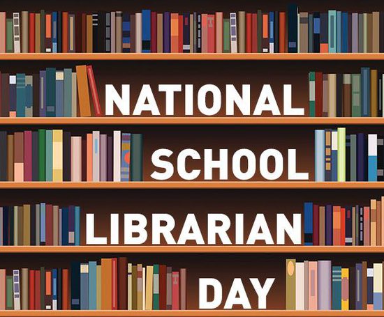 McCuskerLibrary's tweet image. Happy School Librarian Day! You can’t beat having a job where you get to share amazing books with kids. 📚