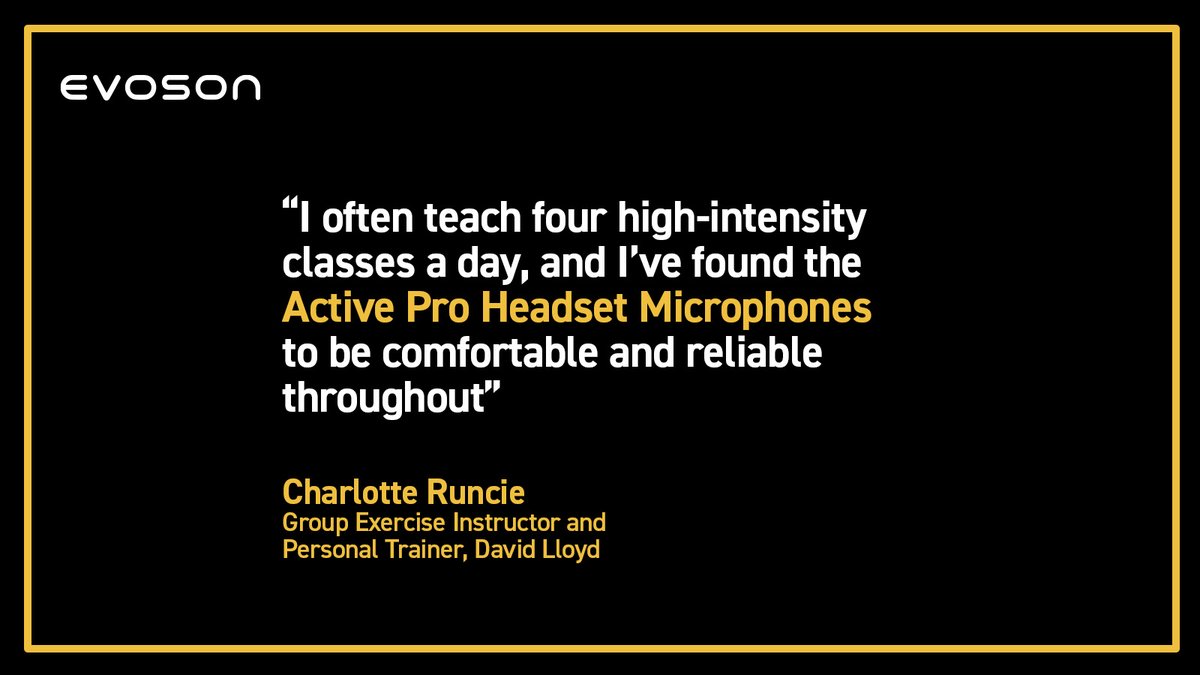 EvosonAudio's tweet image. The Evoson Active Pro is a lightweight headset microphone designed for active users. To find out more about Active Pro, visit hubs.la/Q01K65Xq0

#Evoson #ACTIVEPRO #headset #soundtechnology #headsetmicrophone #workouts