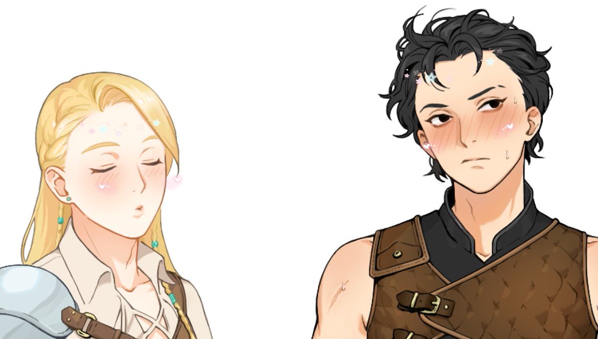 Like soft boi x grumpy boi dynamics?

Check out Entangled Hearts! 

Get it here - sayumi101.itch.io/entangled-hear…

#visualnovel #amaregame #IndieGameDev #yaoi #romance