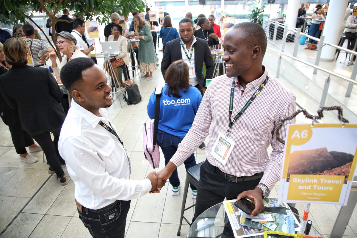 WTM_Africa's tweet photo. What an electrifying ambiance at the speed networking session between buyers and exhibitors at WTM Africa 2023! The room was buzzing with excitement as participants engaged in fast-paced, high-energy conversations about travel and tourism in Africa.  #WTMAfrica #IdeasArriveHere https://t.co/pb55V5LR6P