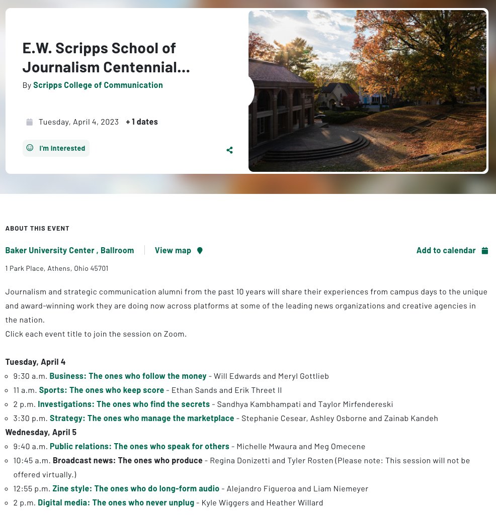 Hans K. Meyer #scrippsjschool journalism professor tweet media