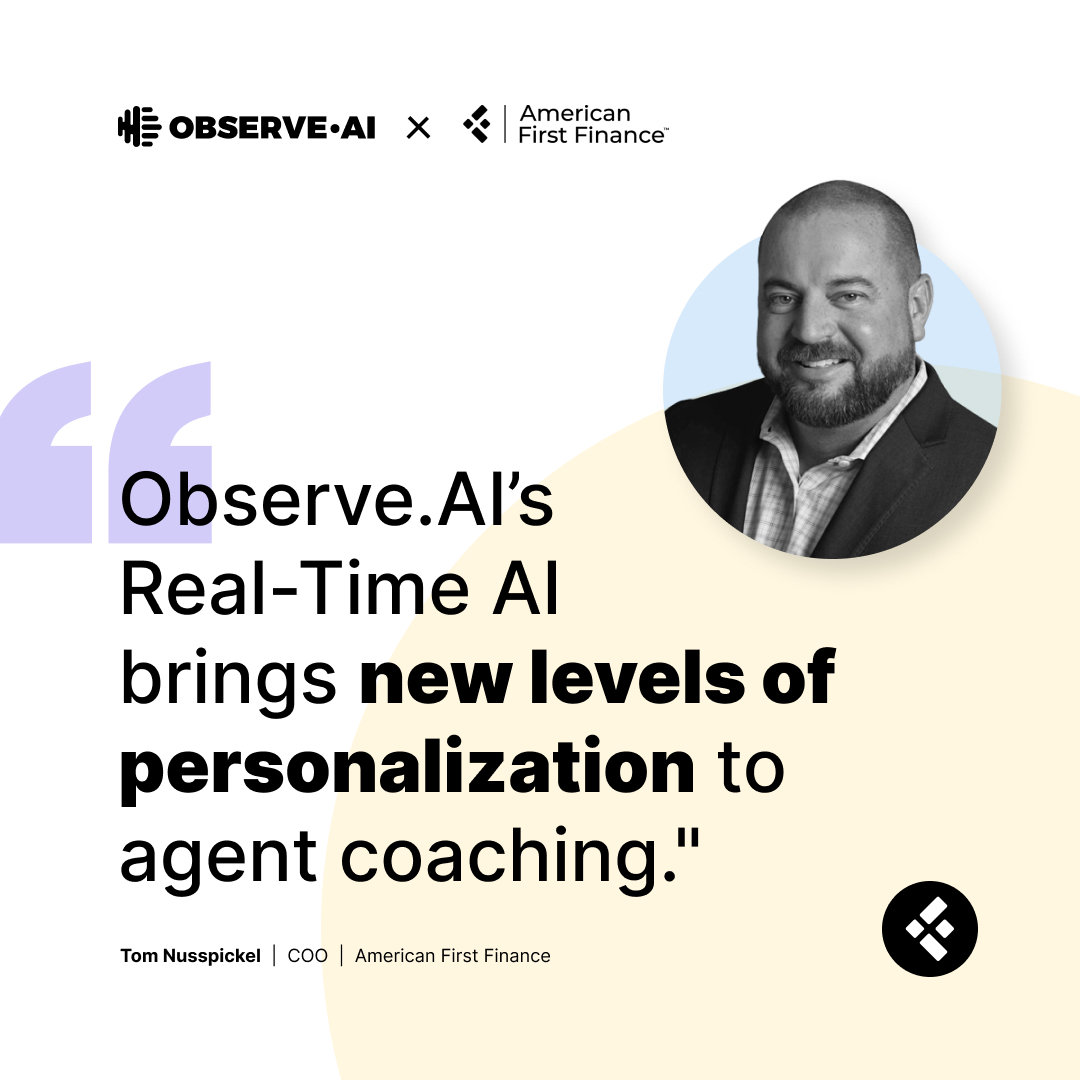 23% reduction in AHT
60% reduction in hold time violations
24% increase in calls taken

<a href="/AFFinance/">American First Finance</a> continues to transform their contact center with Real-Time AI.

#contactcenter #callcenter