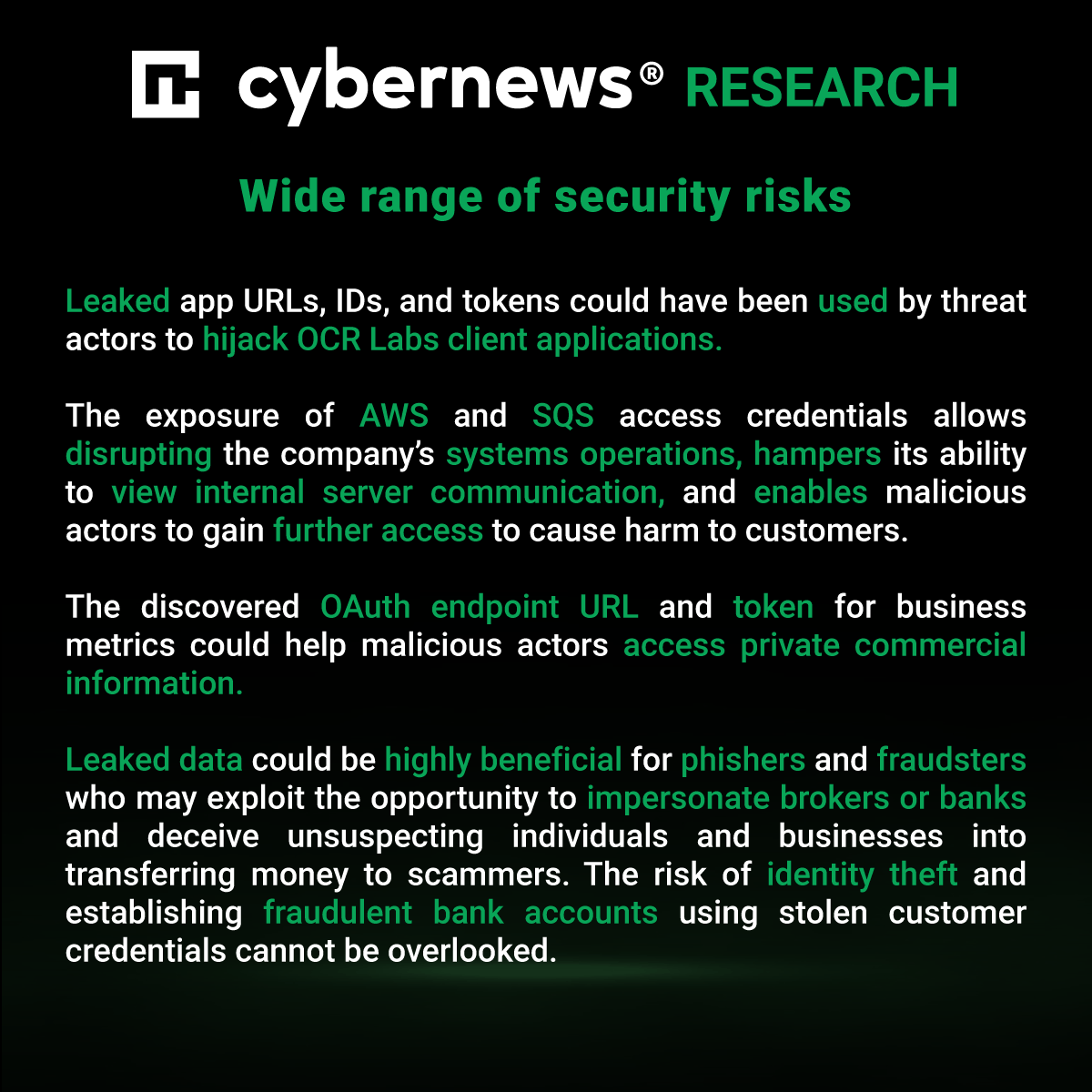 Cybernews's tweet photo. Latest @CyberNews discovery, read more: https://t.co/7qmae4bF1e
▪️▪️▪️
If you have a #research idea or a story that you think #Cybernews should cover, don't hesitate to contact us. If concerned, anonymity is guaranteed.
▪️▪️▪️
#cybersecurity #infosec #dataleak #OCRLabs https://t.co/i20aOtiut8