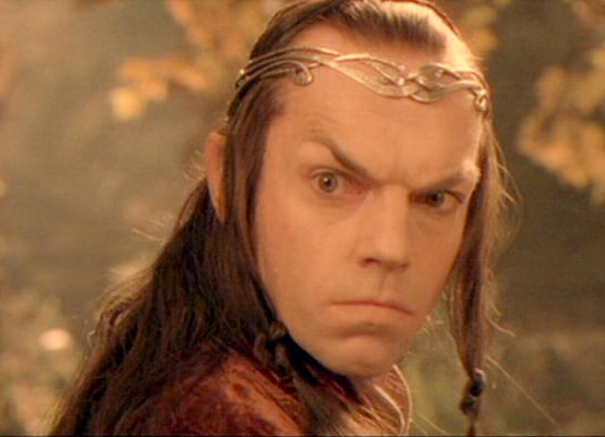 Morning! Today when I read messages, they will be in the voice of Lord Elrond. 

Happy birthday to Hugo Weaving! 