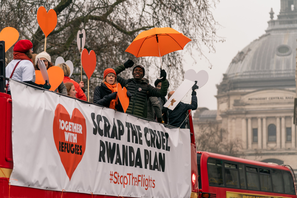 Denying people the human right to claim asylum. Forcibly removing people to Rwanda. Locking people up simply for seeking safety.

The cruel #RefugeeBanBill does not represent us. It's time for a fair, compassionate &amp; workable asylum system. Who's with us? 

#TogetherWithRefugees