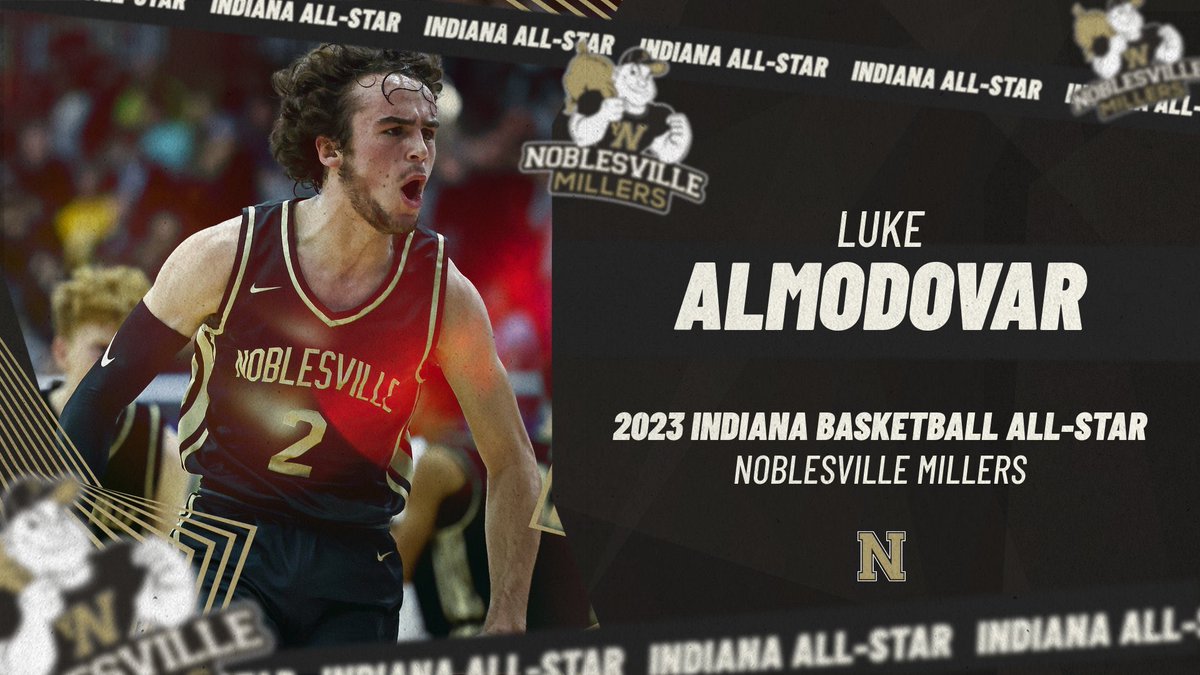 MillerBoysBBall's tweet photo. Congratulations to @lukealmo on becoming the 3rd Miller in Boys Basketball to be named an Indiana All-Star! #MillerPride

Go Millers https://t.co/q3EYCoJSuC