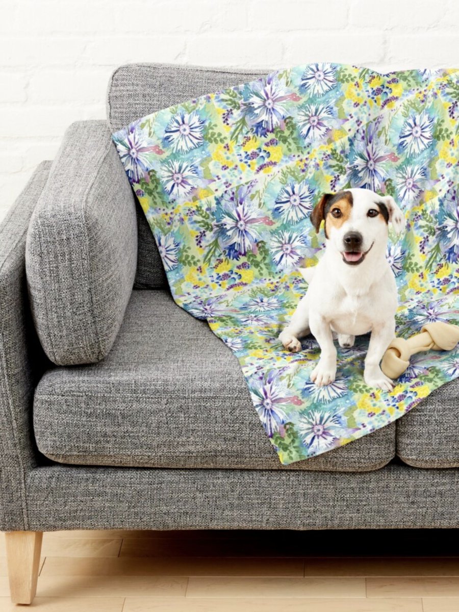 More spring flowers on pet blankets in my #Redbubble shop tinyurl.com/5haucmyd 💮🌸🥀🌺🌷🌻🌼 #GiftIdeas #Flowers #Watercolour #Spring #Decor #WallArt #Stationery #Home #Tees #PetBlankets #PetGoods #Dogs #Cats 🐱🐈🐈‍⬛🐕🐩🐶