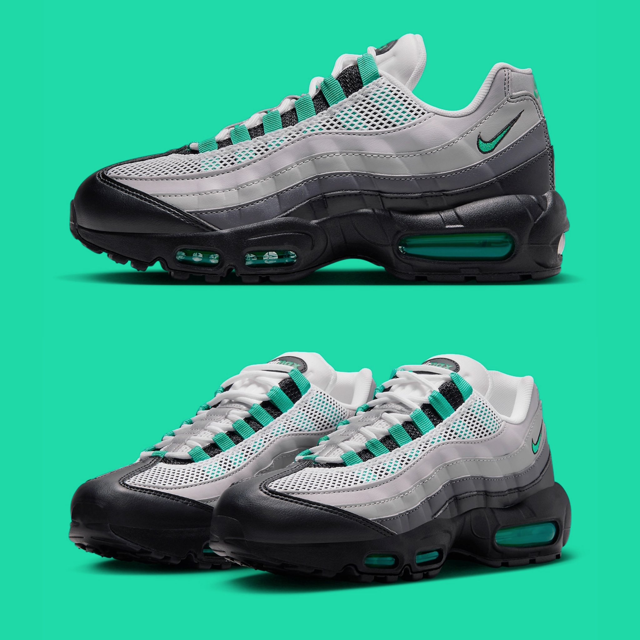 ナイキ エアマックス 95 スニーカー AIR MAX 95 STADIUM GREEN エア マックス 95 NIKE WMNS AIR MAX 