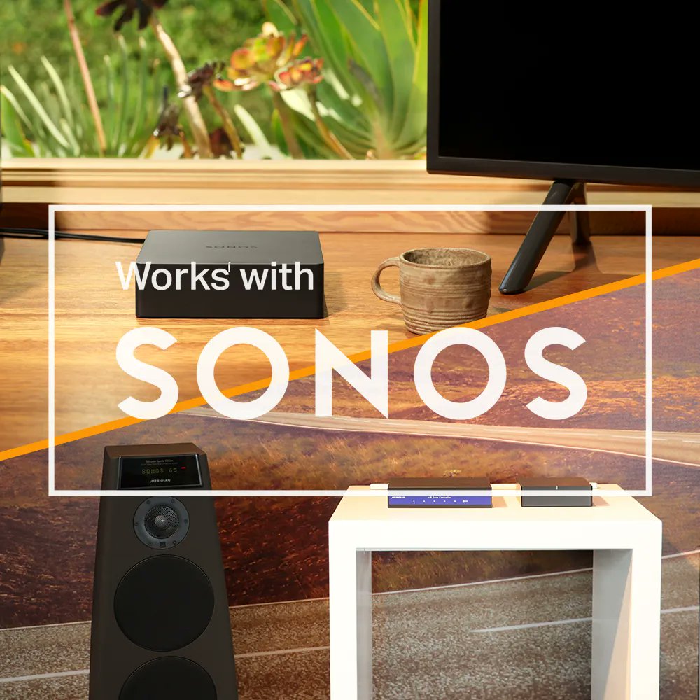 Simple integration with SONOS, high-resolution audio from Meridian, endless possibilities for multi room listening all from one place! - buff.ly/3ZAnltN  
#workswithsonos #ukdisitribution #meridianaudio #sonos #HiResAudio