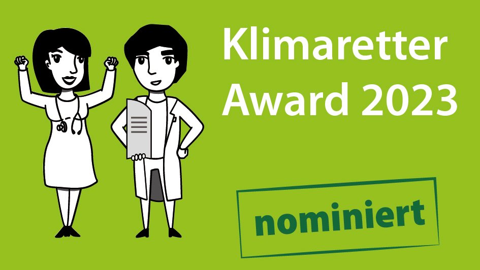 Die nominierten Unternehmen stehen fest: Wer gewinnt den #Klimaretter-Award 2023 für mehr #Klimaschutz im #Gesundheitswesen? 🥇🏆Seien Sie am 9. Mai dabei! projekt.klimaretter-lebensretter.de/das-projekt/kl…
 #klimaretterlebensretter 🌎💚🙂